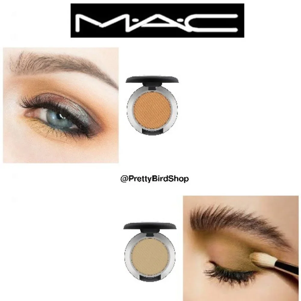 2 MAC shadows THESE BAGS ARE DESIGNER & PER SUEDE ME NIB eyeshadow